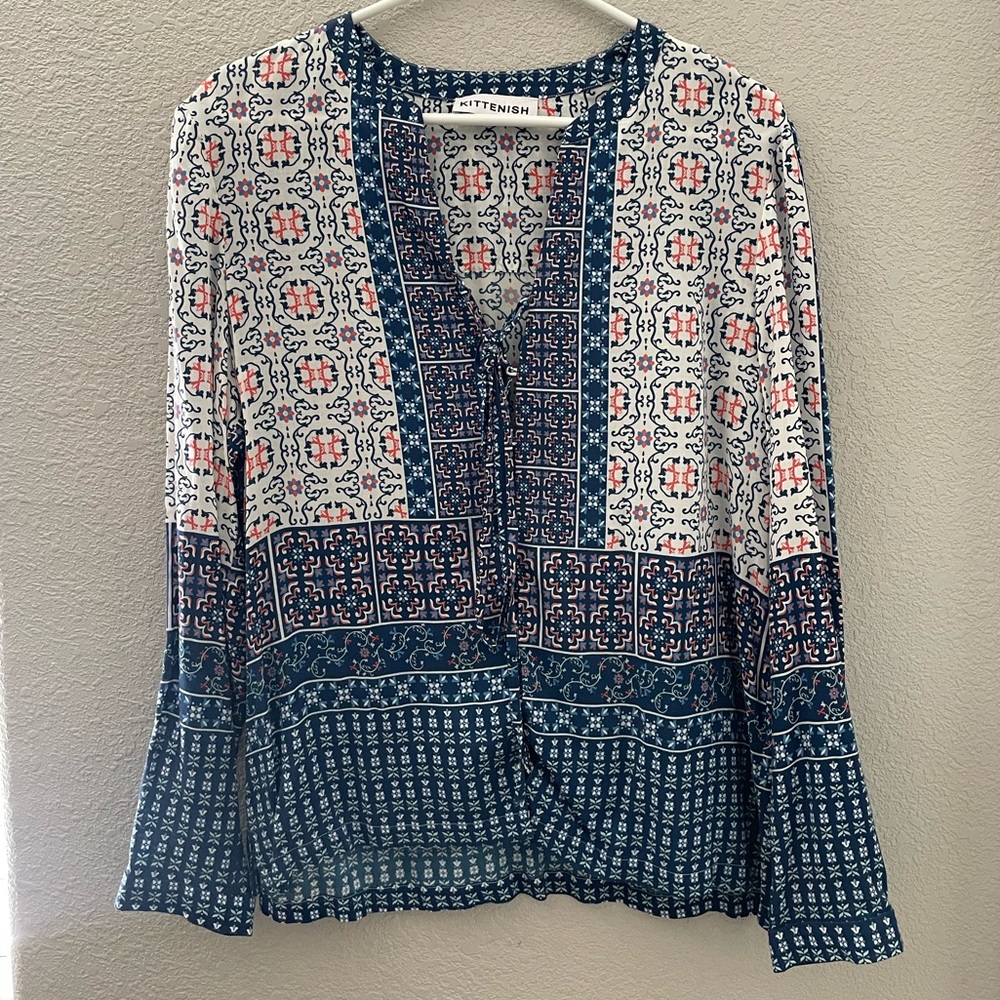 Kittenish Printed Top